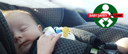 How can people make so many inventions on a car, and not think of using a baby safety alarm that would set off the car's alarms, if the door is opened?