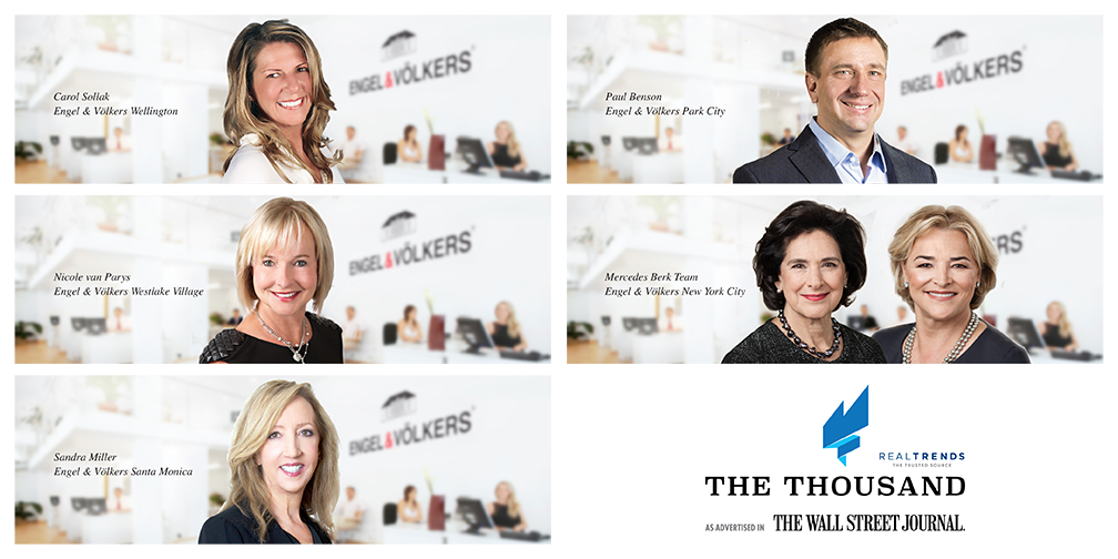 Engel & Völkers Advisors Listed Among Top One Thousand Real Estate Professionals in Real Trends