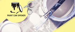 The Paint Can Opener provides an easy and speedy way of opening flip top cans