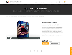 FCPX LUT Lomo - Pixel Film Studios Plugin - FCPX