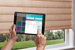 Hunter Douglas Pirouette window shadings with PowerView Motorization