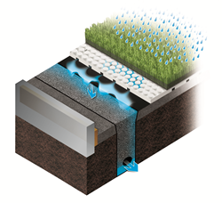 Brock Artificial Turf Cross Section