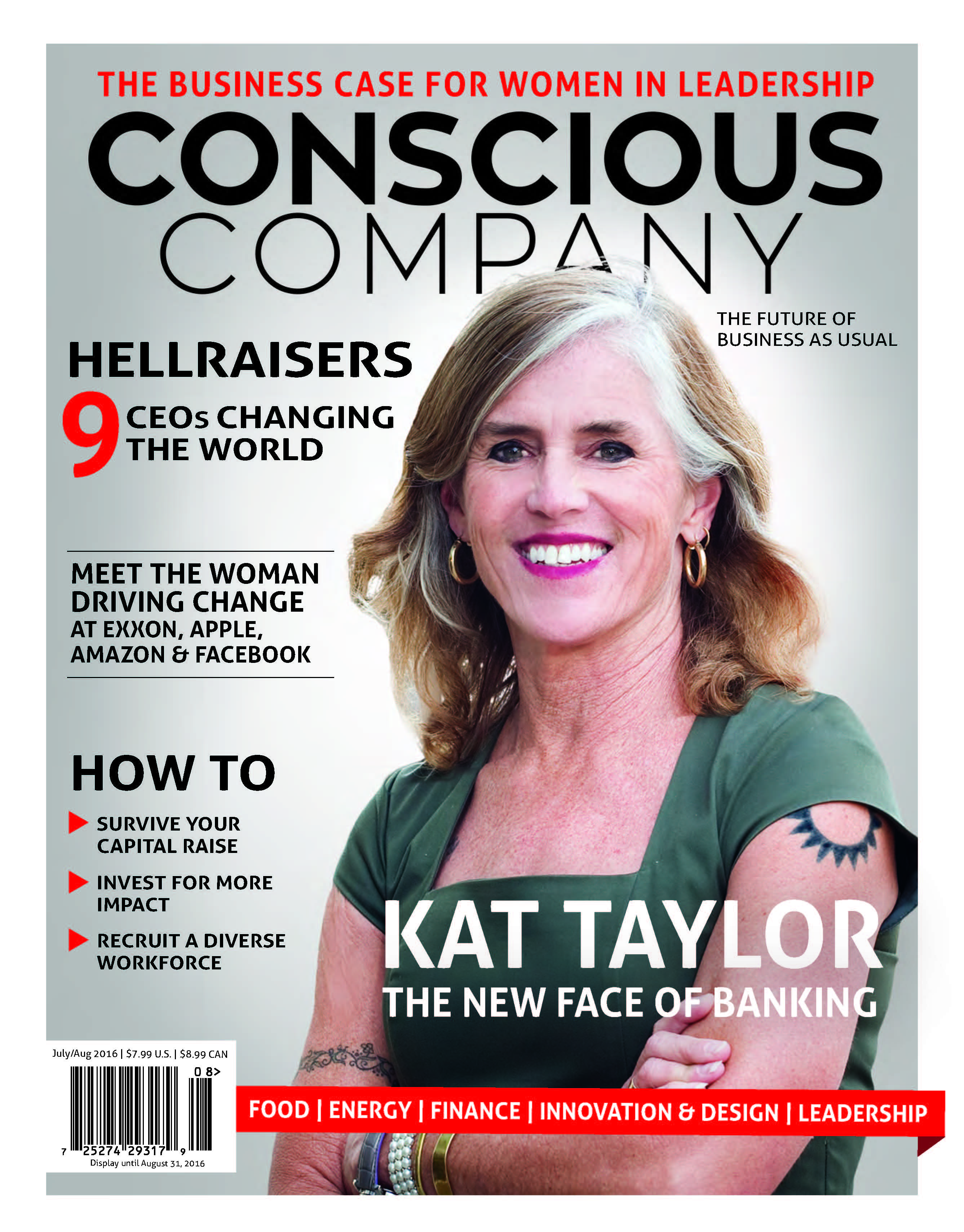 Beneficial Banking Champion, Kat Taylor, Makes the Cover of Conscious Company’s July ...2674 x 3416