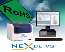 Rigaku NEX DE VS EDXRF for ROHS