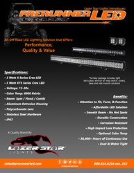PreRunner LED Product and Price Flyer