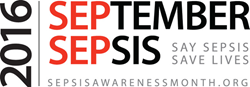 2016 Sepsis Awareness Month Logo