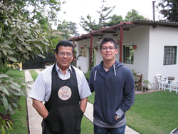 Guatemalan Q Graders Jorge De Leon and his son Jorge De Leon Ovalle
