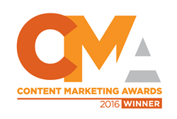 The Content Marketing Institute Awards DemandLab a 2016 Content Marketing Award for Interactive Content Piece