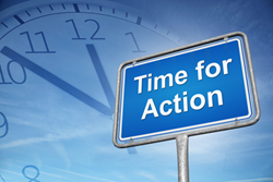 Time for Action Sign