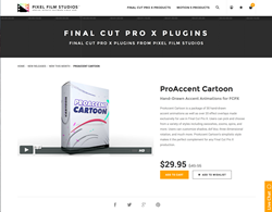 Pixel Film Studios Plugin - ProAccent Cartoon - FCPX