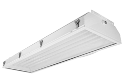 Class 1 Division 2 Fluorescent Light Fixture with Polycarbonate Lens