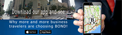 Bond Limo of Connecticut's all new smart phone mobile app make reservations with a touch and a swipe.