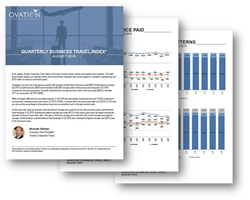 Ovation Corporate Travel Q2 2016 Business Travel Index