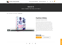 Pixel Film Studios Plugin - Fashion Slides - FCPX