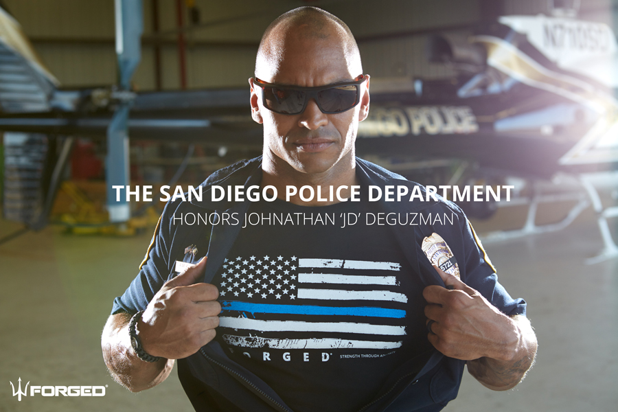 Clothing Makes Donation in Honor of Fallen SDPD Officer Jonathan