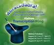 Abracadabra! Overcome Transcription Challenges with TranscriptionWing in New Civicom Webinar