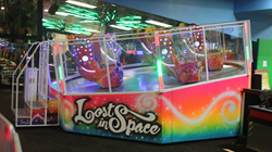 Incredible Pizza's tilt-a-whirl attraction