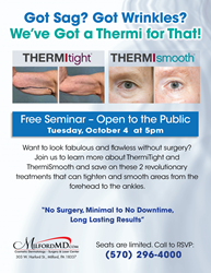 ThermiTight & ThermiSmooth treatments now offered at MilfordMD Cosmetic Dermatology Surgery & Laser Center!