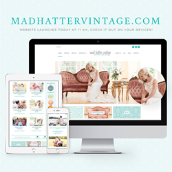 Mad Hatter Vintage Rentals website