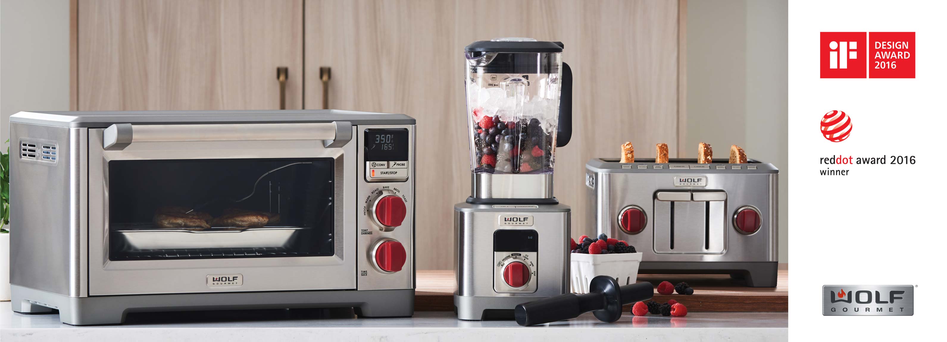 Wolf Gourmet Countertop Appliances Recognized for Design Excellence