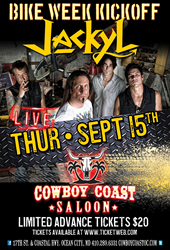 Jackyl to kickoff OC Bikefest at Cowboy Coast Saloon
