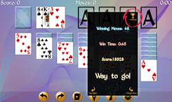 Solitaire Free Pack game Challenge feature