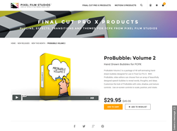 FCPX Plugin - ProBubble Volume 2 - Pixel Film Studios