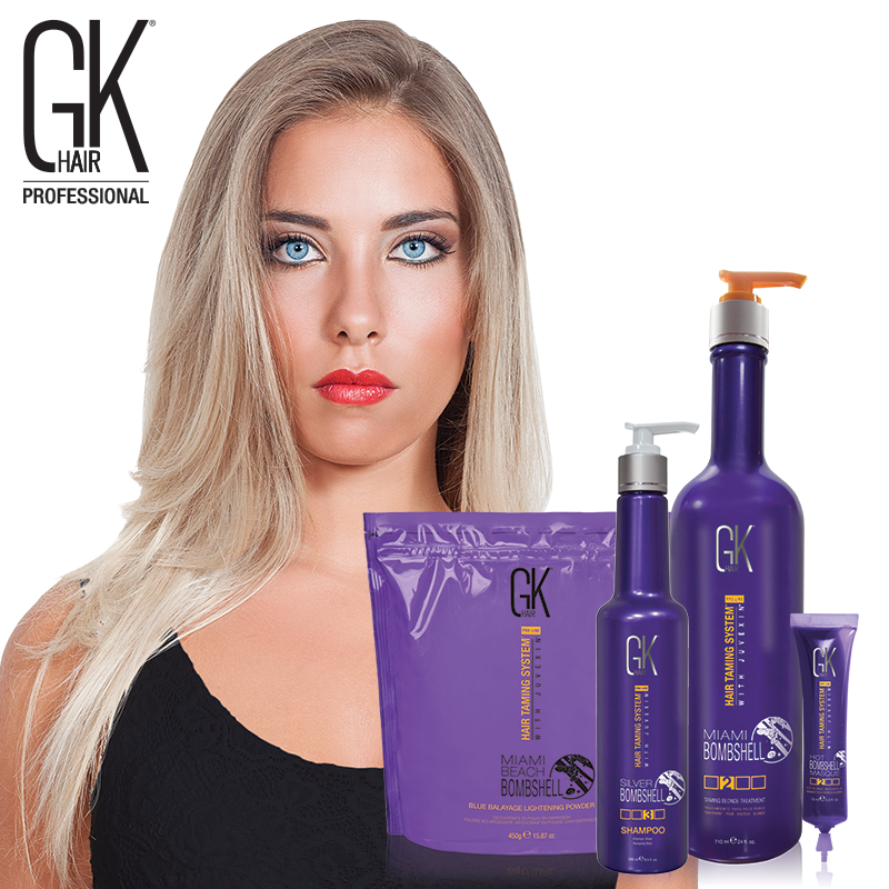 Gkhair Introduces Its New Hair Care Products In The Bombshell