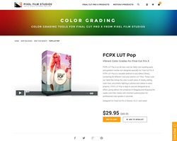 FCPX LUT Pop - FCPX Plugin - Pixel Film Studios