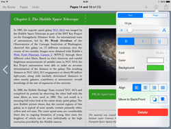 Screenshot of Book Creator for iPad