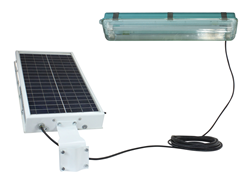 28 Watt Vapor Proof Solar Powered LED Light Fixture