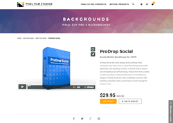 FCPX - ProDrop Social - Pixel Film Studios Plugin