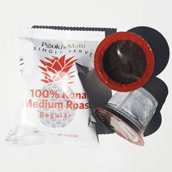Design Pooki's Mahi 100% Kona coffee pods at https://custom.pookismahi.com/products/private-label-kona-coffee-pods