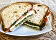 The Tuscan Farmer features Principe di San Daniele 14 months aged prosciutto, fresh mozzarella and homemade pesto between slices of Amy’s sourdough rustic bread.