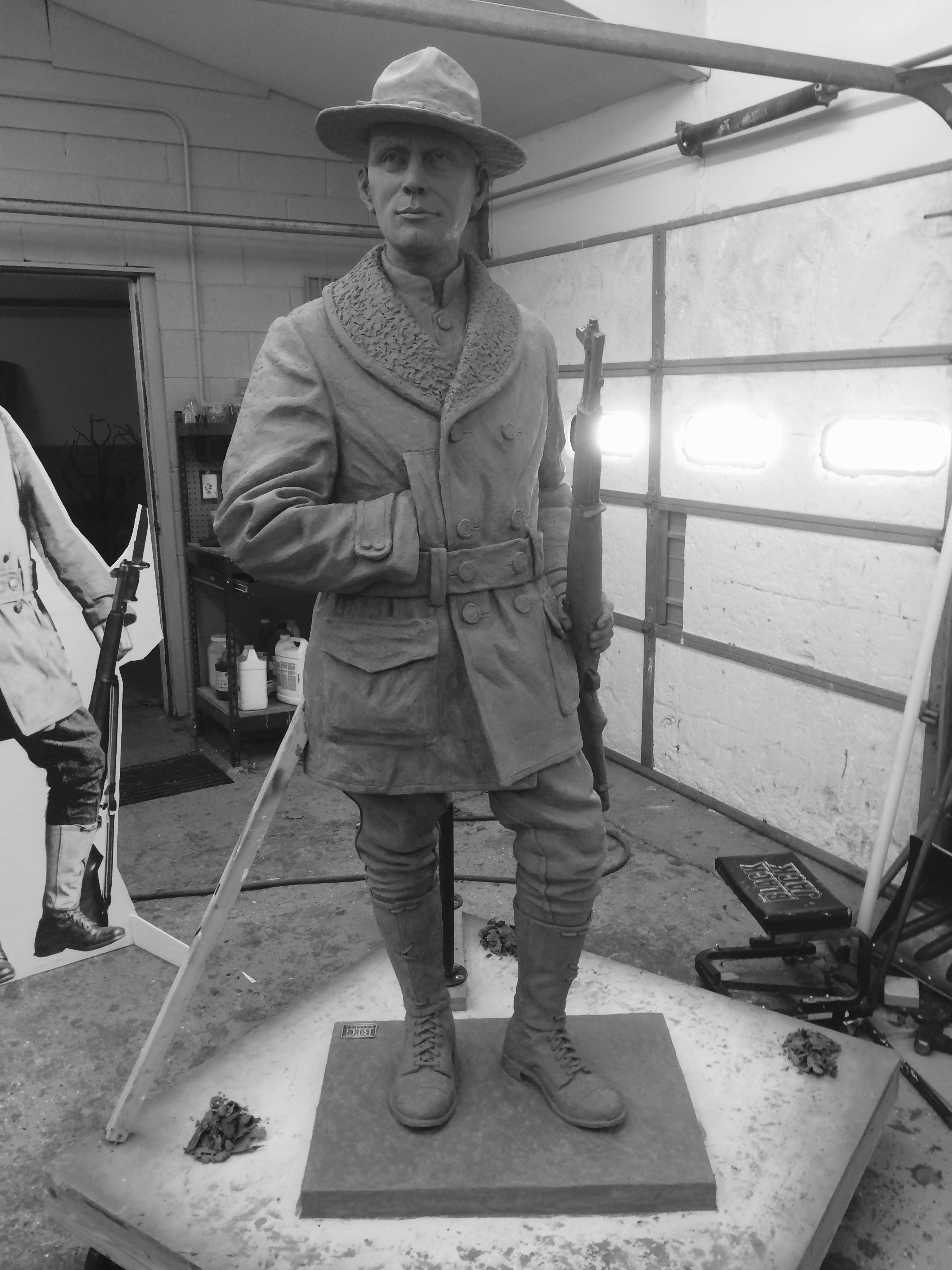 WWI & WWII Veterans are Honored with LifeSize Bronze Statues Created