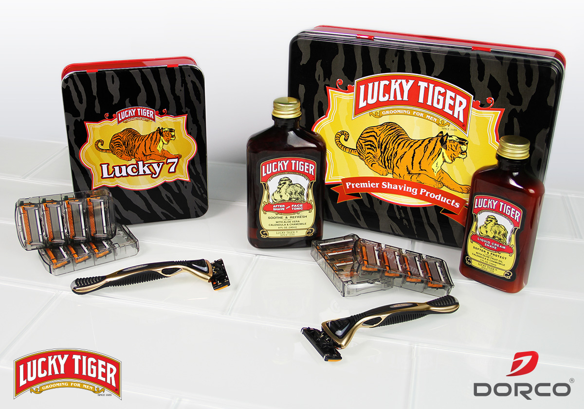 lucky tiger shaving kit