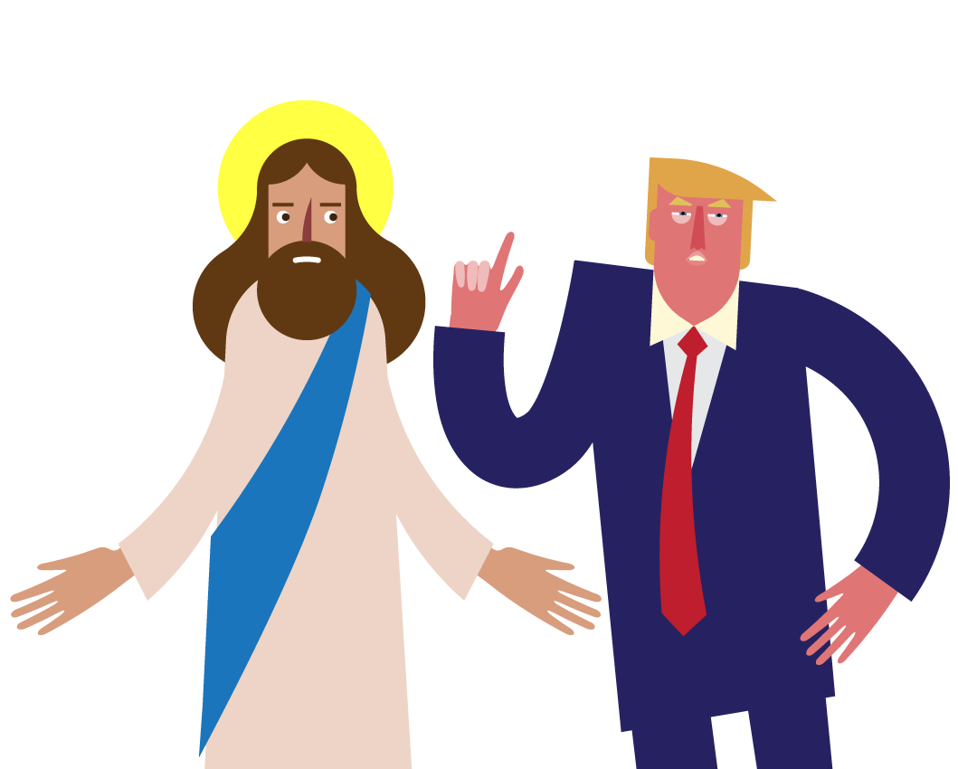 Jesus Christ Reacts to Donald Trump in New Animated Film