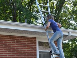 Use ladders safely.