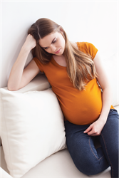 Pregnant Woman Suffering With Major Depressive Disorder