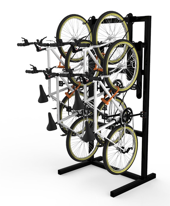 freestanding vertical bike stand