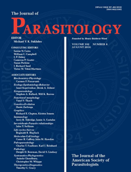 The Journal of Parsitology Cover