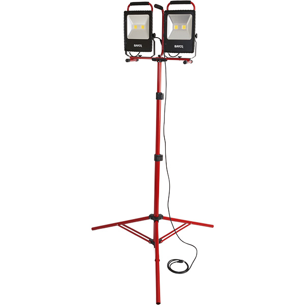 New Bayco High Lumen 10,000 Lumen LED Work Light Stands Tall at 8’ Feet