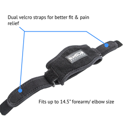 exous bodygear performance tennis elbow strap