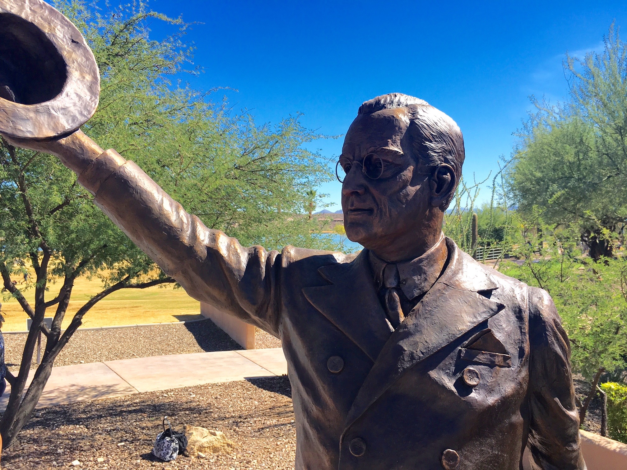 A Majestic Bronze Statue of Franklin D. Roosevelt, Created by Big