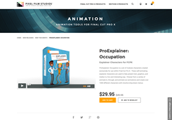FCPX - ProExplainer Occupation - Pixel Film Studios Plugin