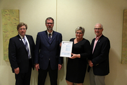 Vestas receives wind turbine certificate