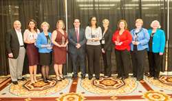 IOFM Executive Director Brian Cuthbert presents IOFM Spotlight Awards to deserving AP & P2P Leaders