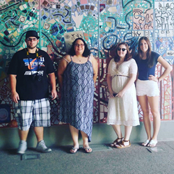 Four Del Tech students, Kevin Shuman, Samantha Monroe, Caitlin Chaney and Jenna Hitchens attended Biotech University.