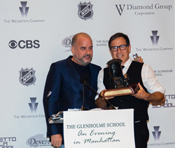 David O. Russell presents the Excelsior! Award to Joe Hall at The Glenholme School's gala, "An Evening in Manhattan."