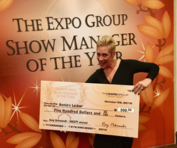 Amy Schwandt, show manager of National Pavement Expo